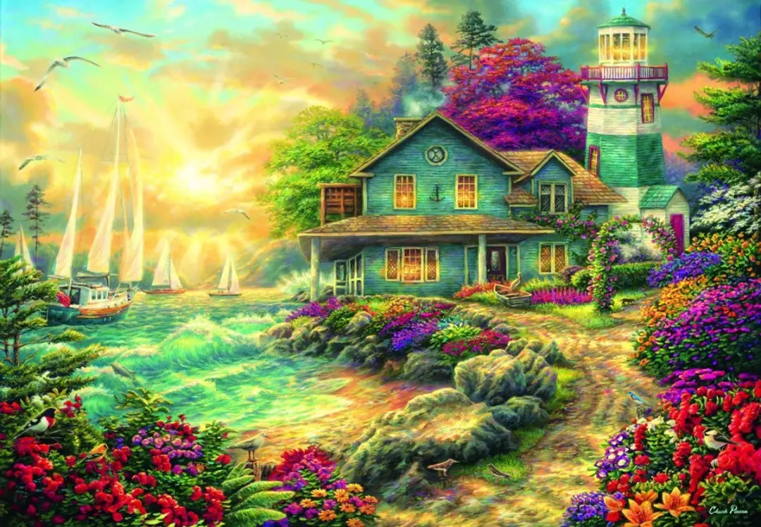 Grafika puzzel Sunrise by the Sea