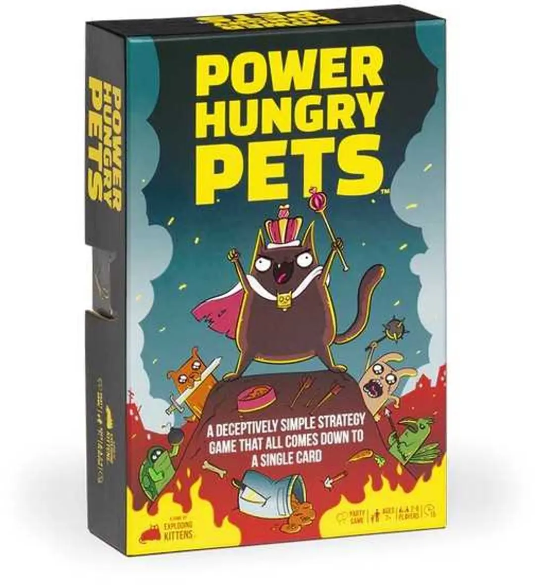Exploding Kittens Power Hungry Pets Kaartspel - 2-6 Spelers