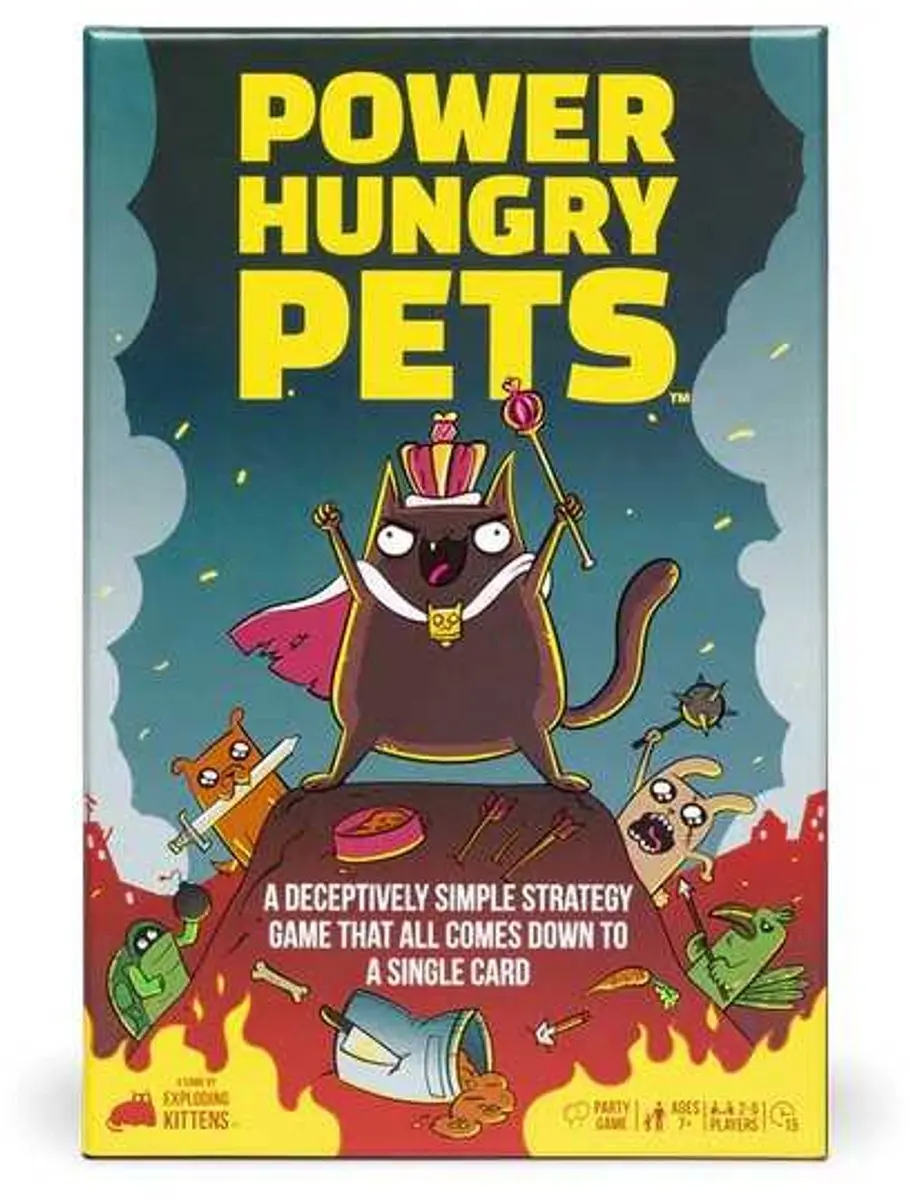 Exploding Kittens Power Hungry Pets Kaartspel