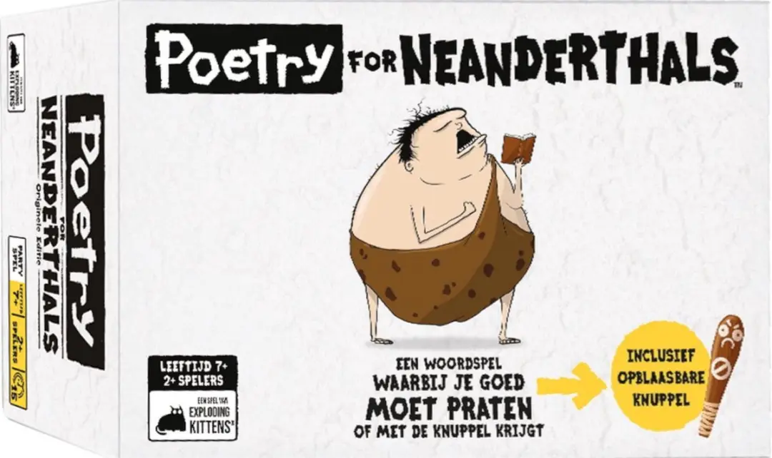 Exploding Kittens Poetry for Neanderthals Kaartspel - Nederlandstalig