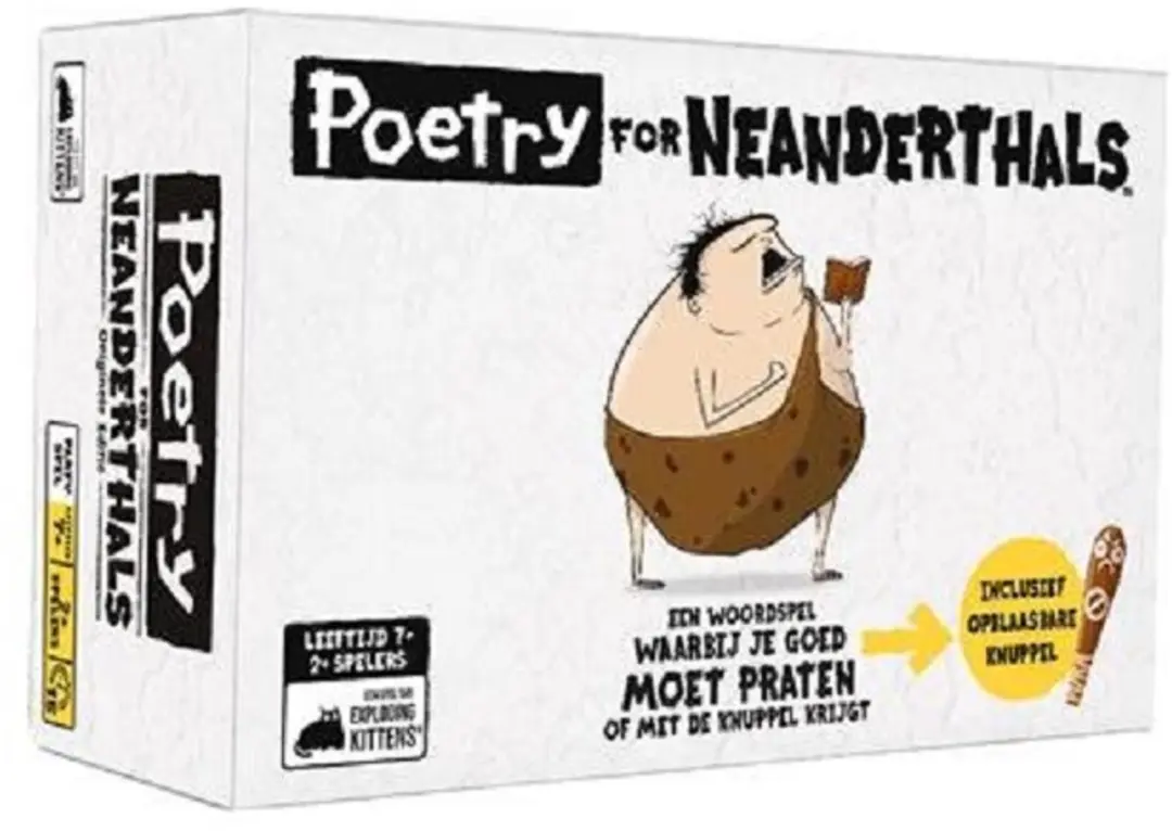 Exploding Kittens Poetry for Neanderthals Kaartspel - Nederlandstalig