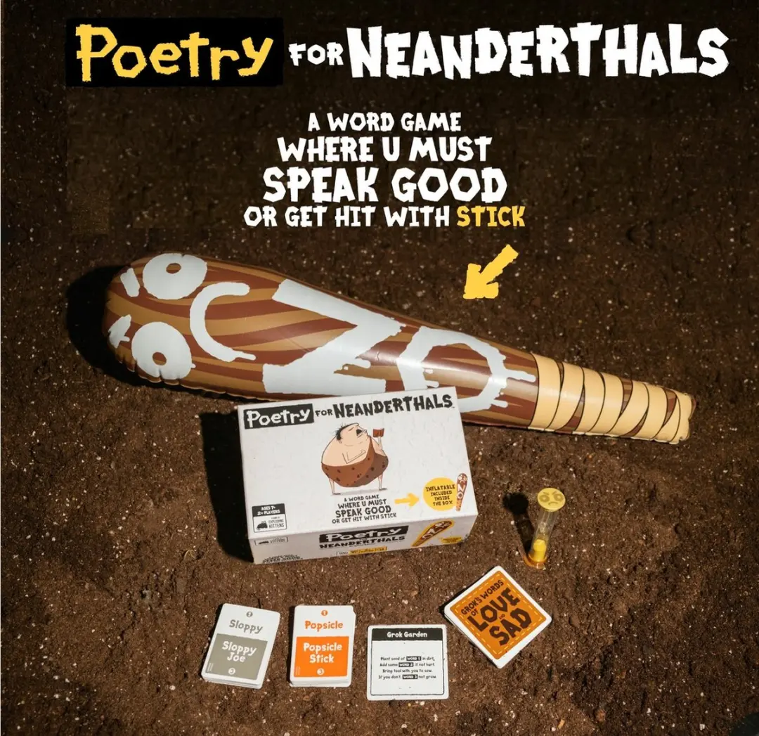 Exploding Kittens Poetry for Neanderthals Kaartspel - Nederlandstalig