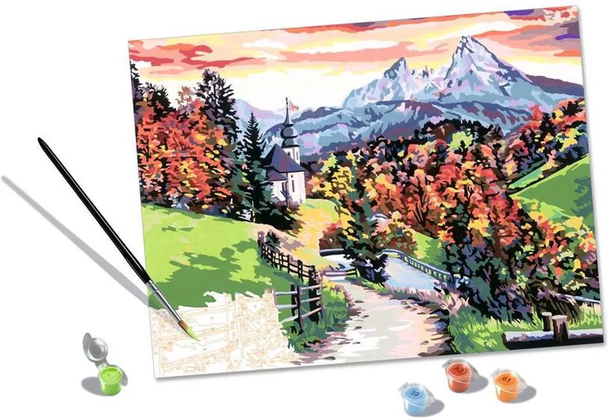 Ravensburger CreArt Beautiful Bavaria Schilderen op nummer - Multicolor