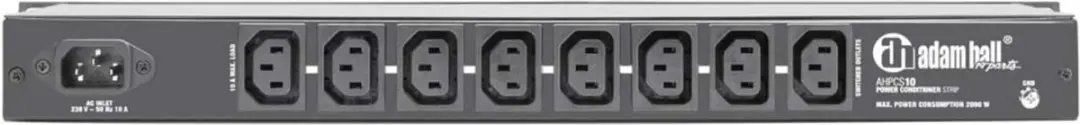Adam Hall PCS 10 Power Conditioner 19" - afbeelding 3 van 5