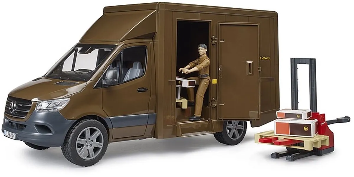 Bruder MB Sprinter UPS 02678 - Multikleur