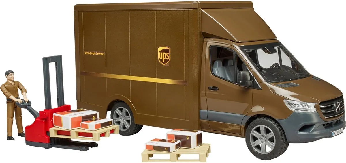 Bruder MB Sprinter UPS 02678 - Multikleur
