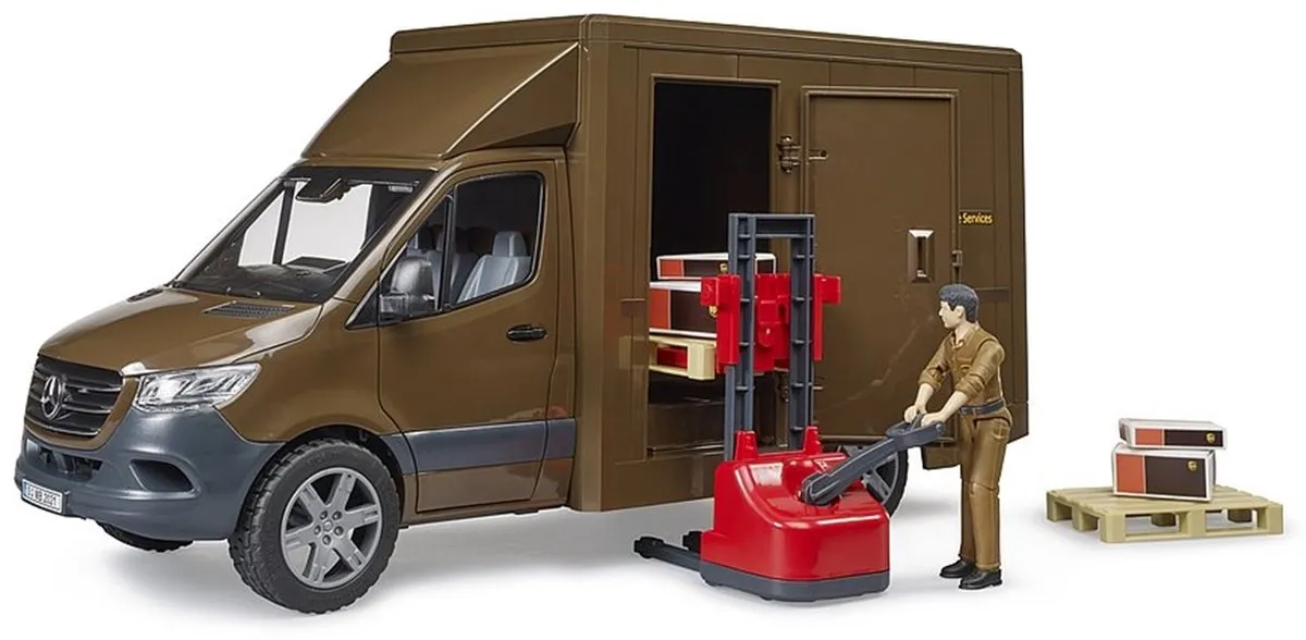 Bruder MB Sprinter UPS 02678 - Multikleur