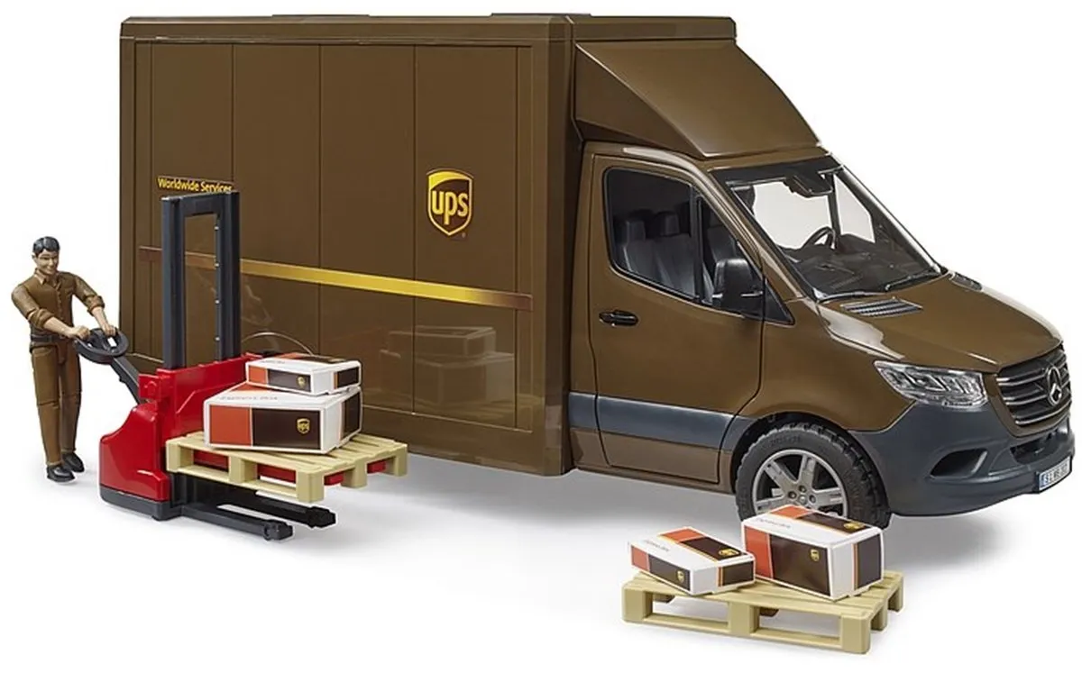 Bruder MB Sprinter UPS 02678 - Multikleur