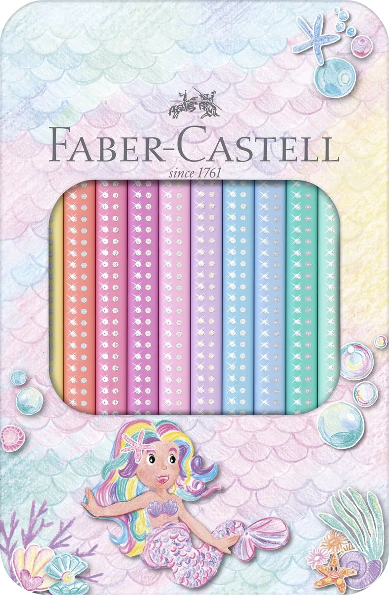 Faber-Castell Jumbo Sparkle Potloden 10 Stuks