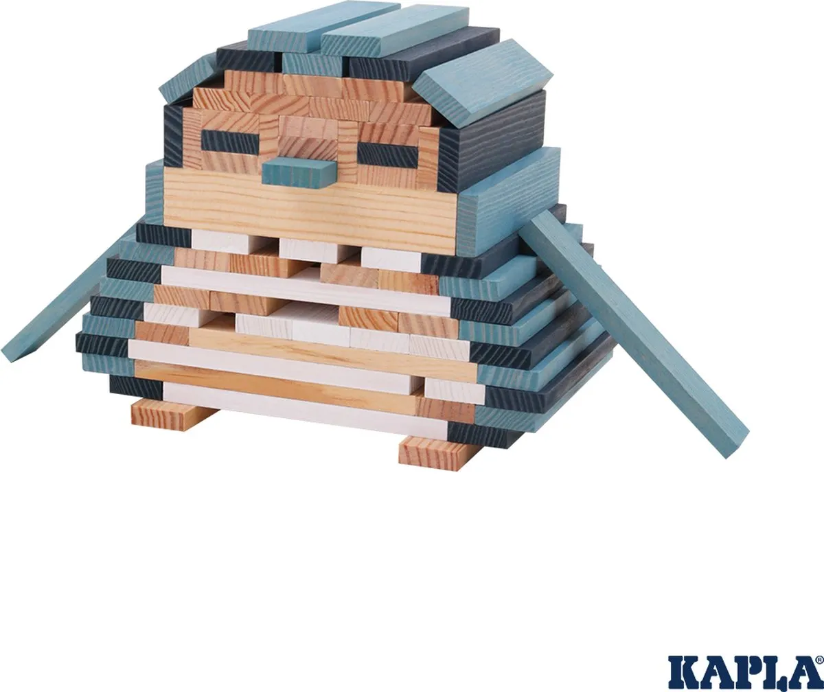 KAPLA Barrel Constructiespeelgoed 200 Stuks - Meerkleurig