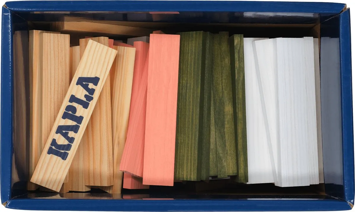KAPLA Barrel Constructiespeelgoed 200 Stuks - Meerkleurig
