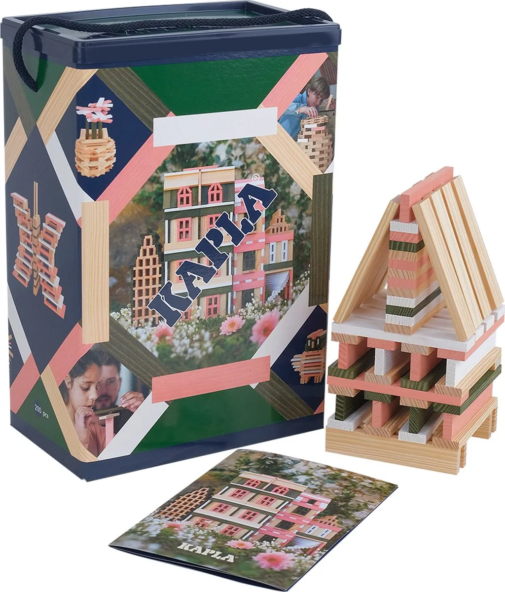 KAPLA Barrel Constructiespeelgoed 200 Stuks - Meerkleurig