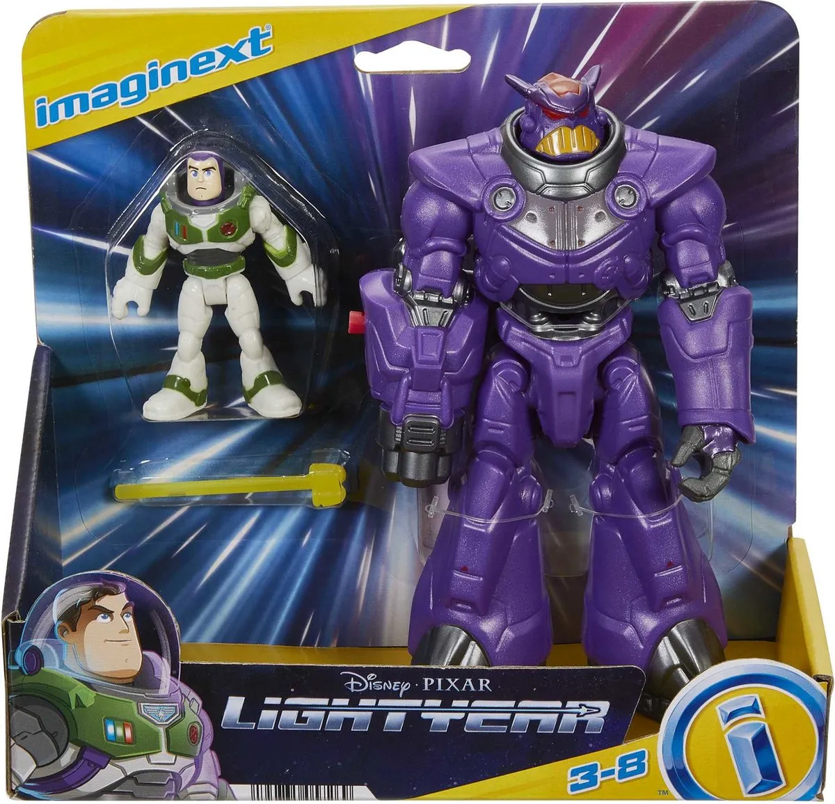 Fisher Price Disney Pixar Battle Blast Zurg met Buzz Lightyear HGT34 - Meerkleurig