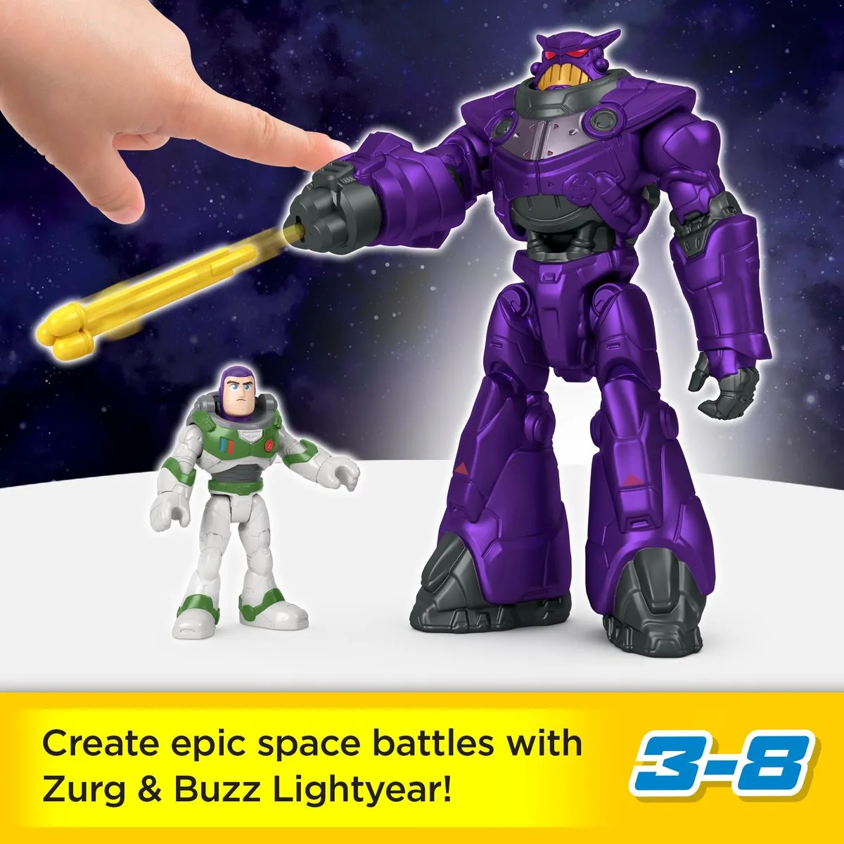 Fisher Price Disney Pixar Battle Blast Zurg met Buzz Lightyear HGT34 - Meerkleurig