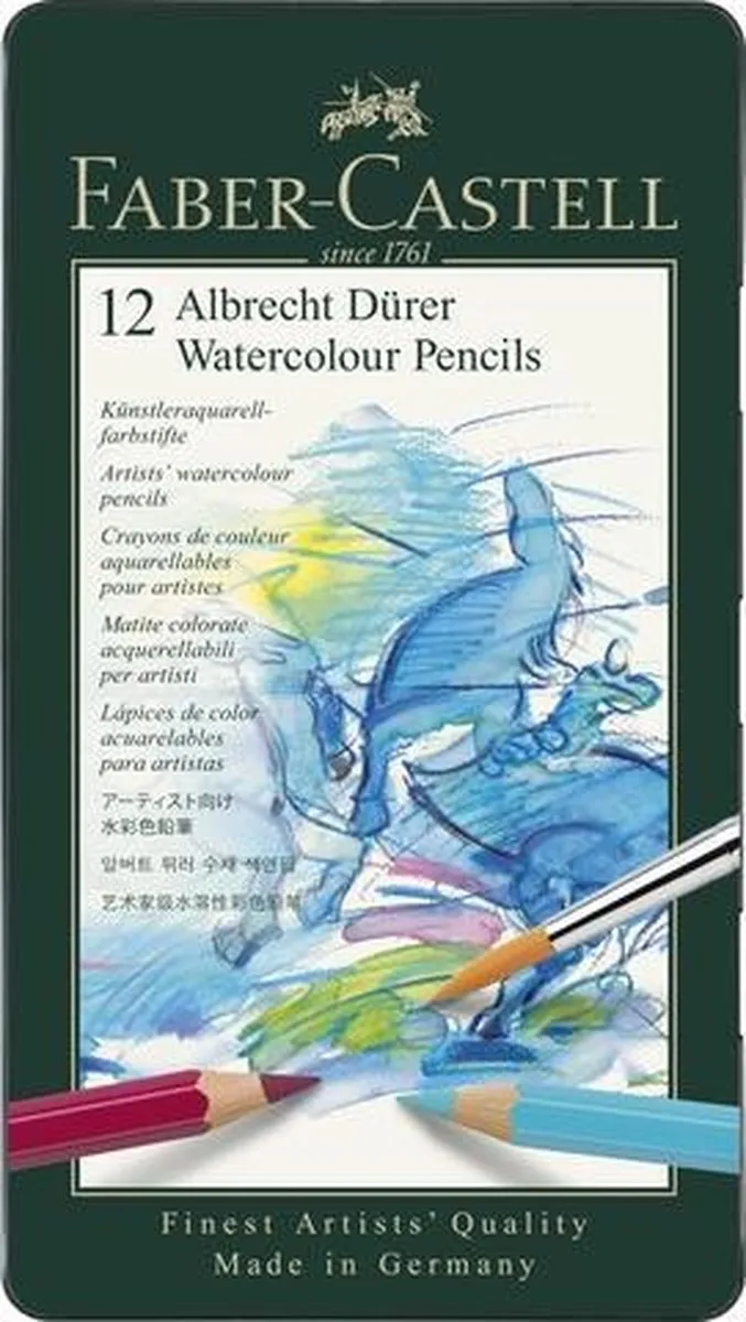 Faber-Castell Albrecht Dürer Aquarelpotlood 12 Stuks - FC-117512