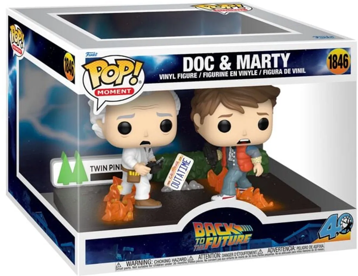Funko Pop! Moment Zurück in die Zukunft Doc & Marty 1846