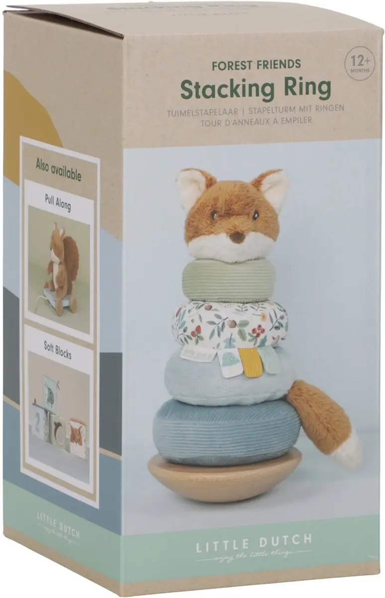 Little Dutch Tuimelstapelaar Forest Friends - 6 Stuks - afbeelding 5 van 6