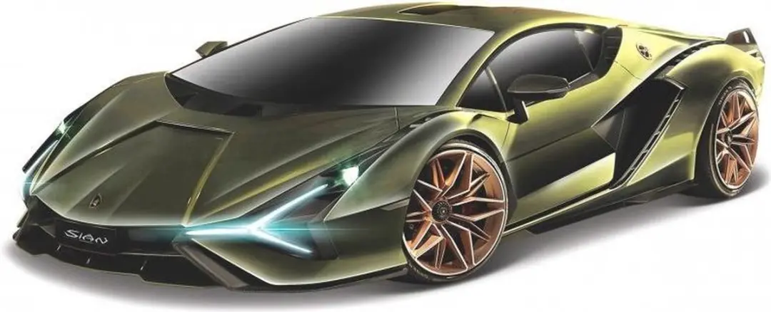 Lamborghini Sian FKP 37 2019 1:18 groen metallic/goud modelauto schaalmodel