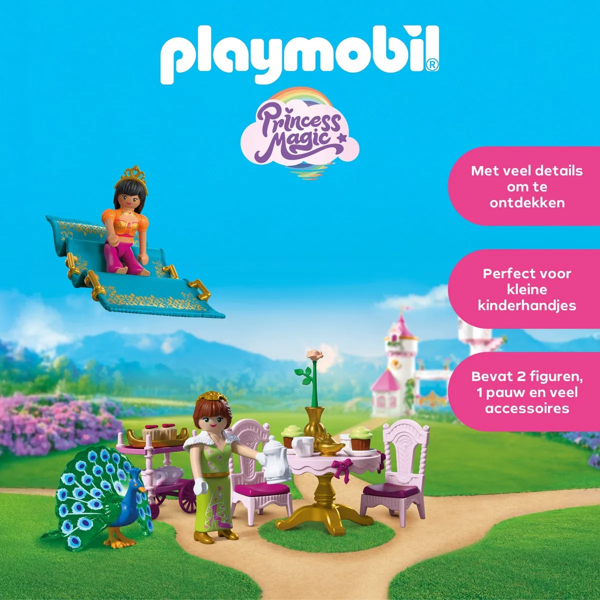 Playmobil Princess Een Bezoek van Ver 72054 - Multicolor