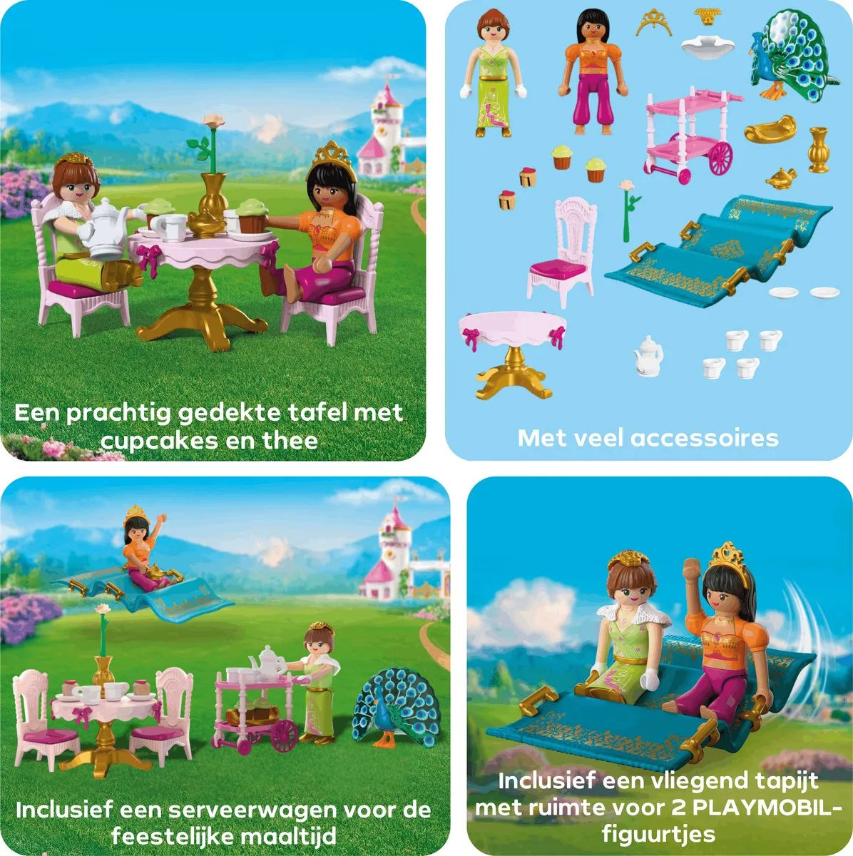 Playmobil Princess Een Bezoek van Ver 72054 - Multicolor