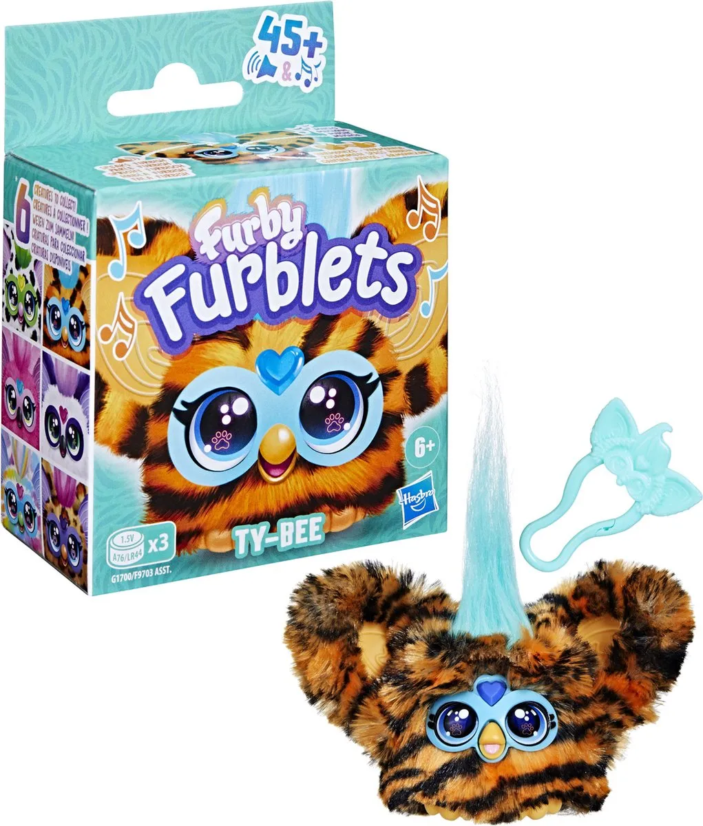 Hasbro Furby Furblets Ty Bee Speelfiguur - Knuffel met geluid - afbeelding 5 van 6