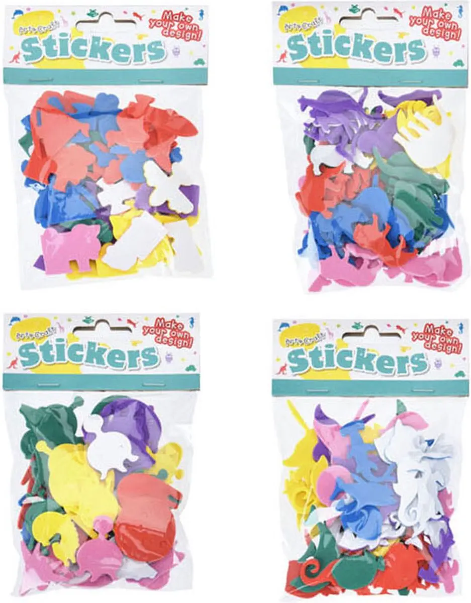 Koopman Foam Stickers Dieren & Voertuigen
