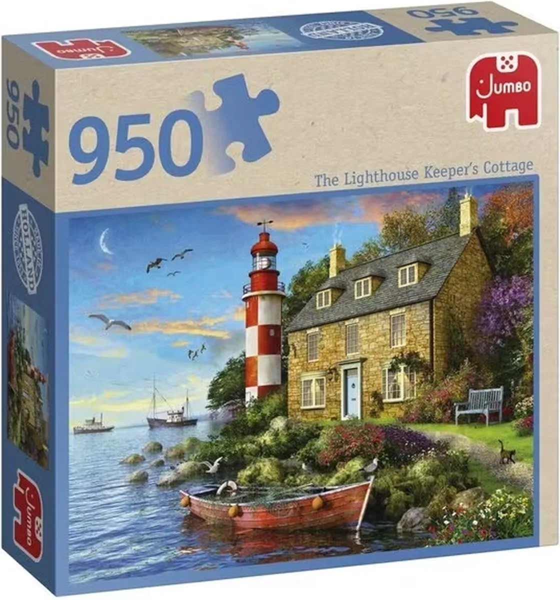 Jumbo Premium Collection Huis van de Vuurtorenwachter Puzzel 950 Stuks