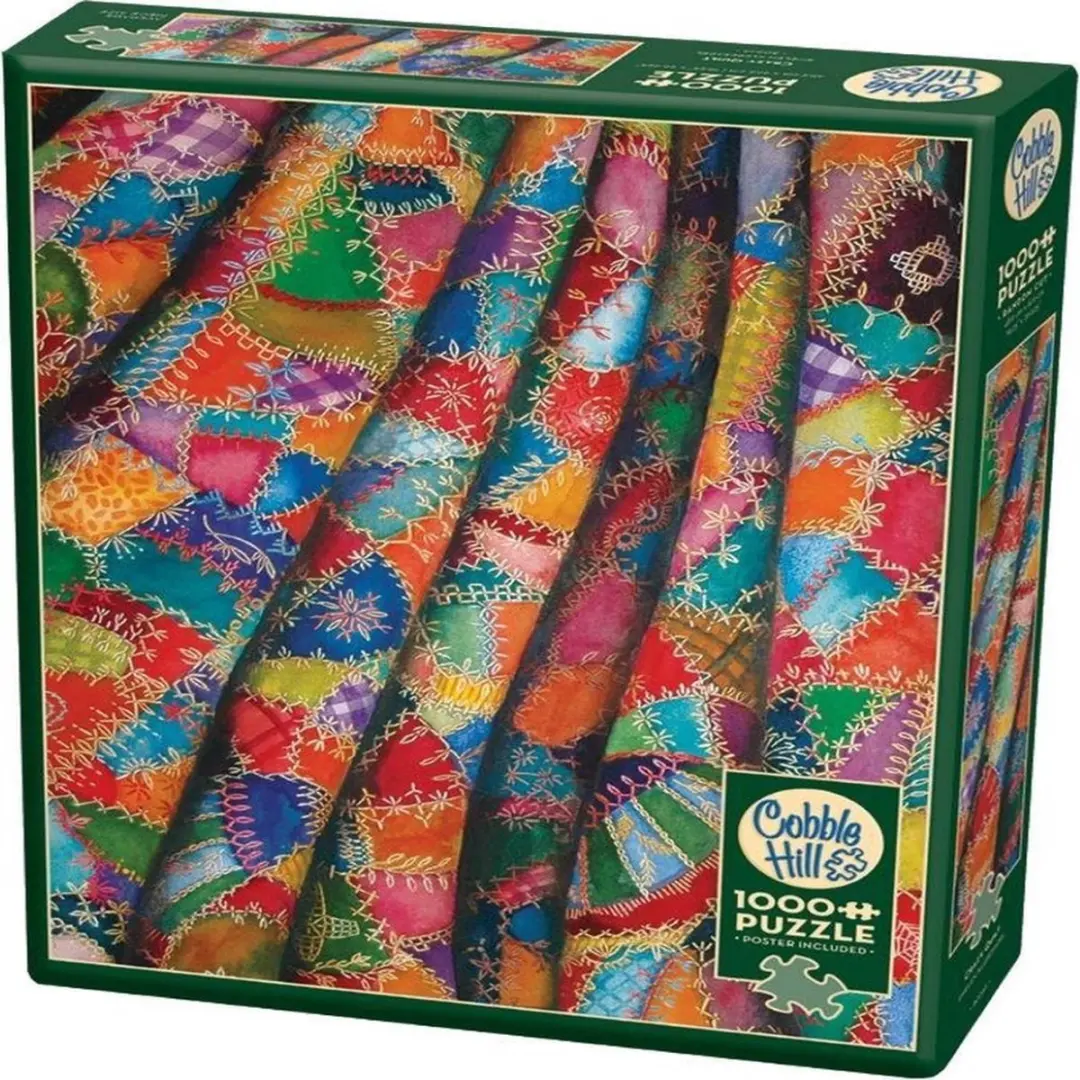 Cobble Hill Crazy Quilt Puzzel 1000 Stukken
