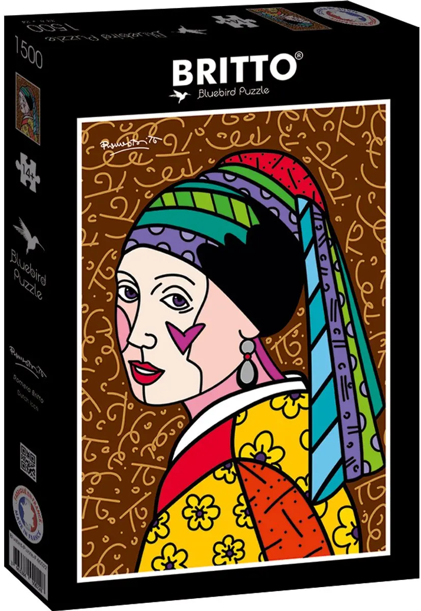 Bluebird Puzzle Romero Britto Dutch Icon 1500 Stuks - 1500 Puzzelstukken