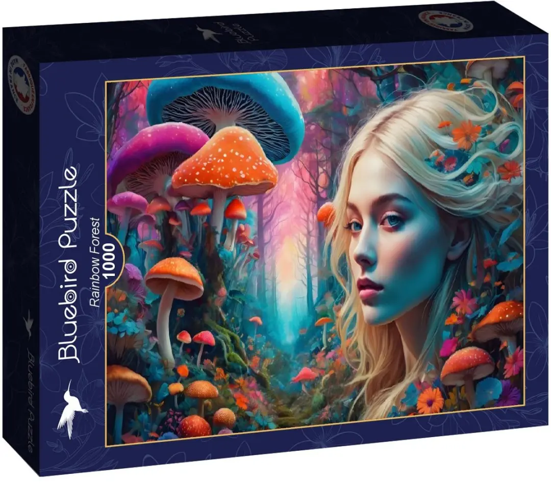 Bluebird Puzzle Rainbow Forest 1000 Stuks - Meerkleurig
