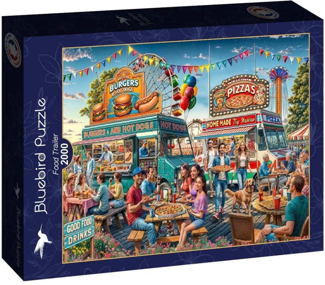 Bluebird Puzzle legpuzzel Food Truck