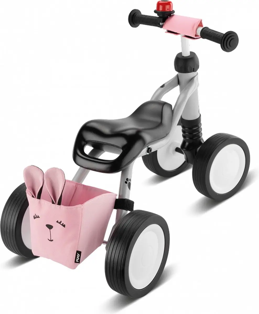 Puky Wutsch Loopfiets 3030 - 4 Wielen 6 Inch - Zilver/Rose - afbeelding 5 van 6