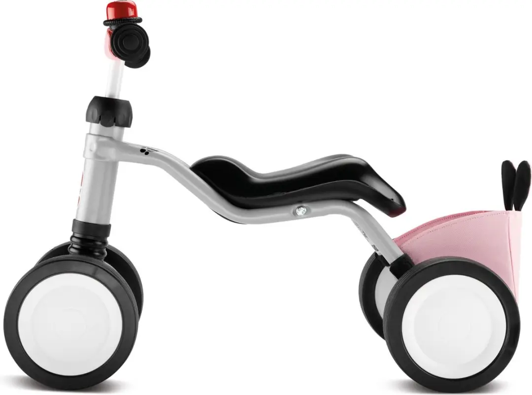 Puky Wutsch Loopfiets 3030 - 4 Wielen 6 Inch - Zilver/Rose - afbeelding 6 van 6