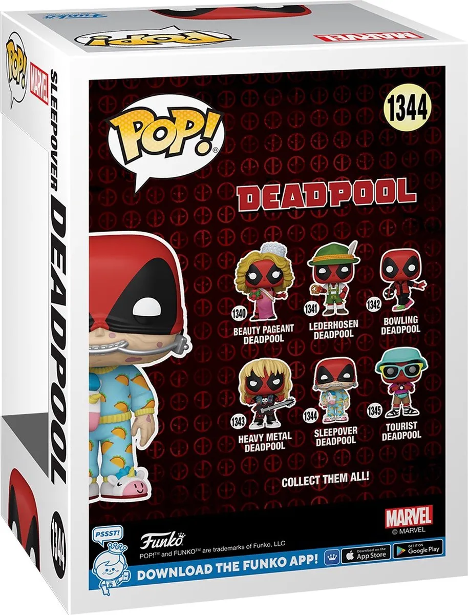 Funko Pop! Marvel Deadpool Sleepover - Multi