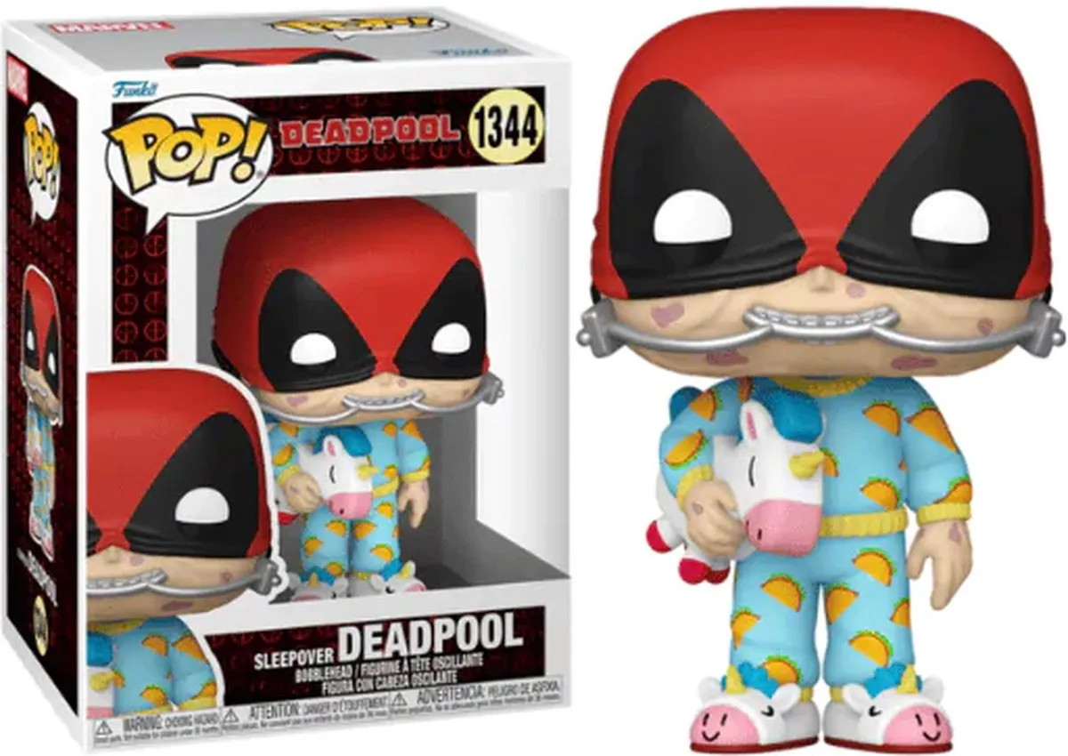 Funko Pop! Marvel Deadpool Sleepover - Multi