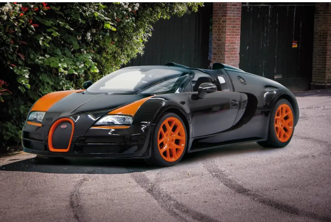 Jamara Bugatti GrandSport Vitesse 1:24 RC Auto - Zwart - JAM404551 - afbeelding 2 van 6