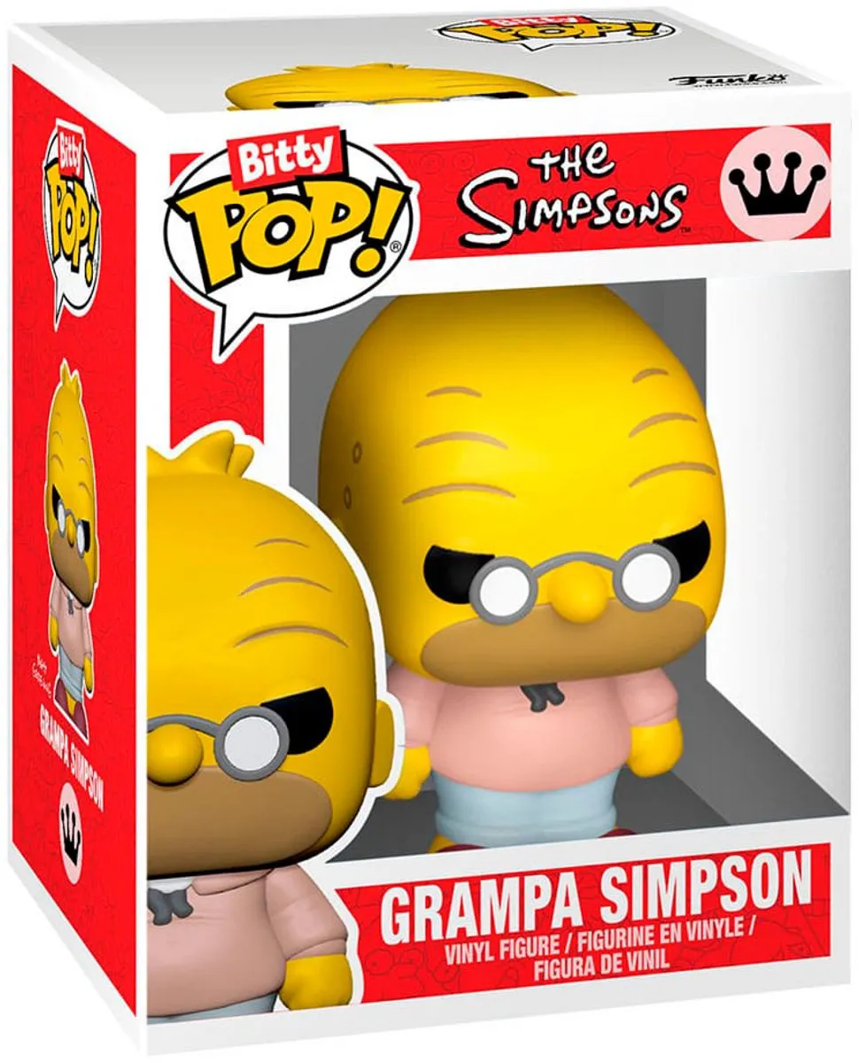 Funko Bitty Pop! The Simpsons - Scratchy/Grampa/Lisa/Random Chase - Multi