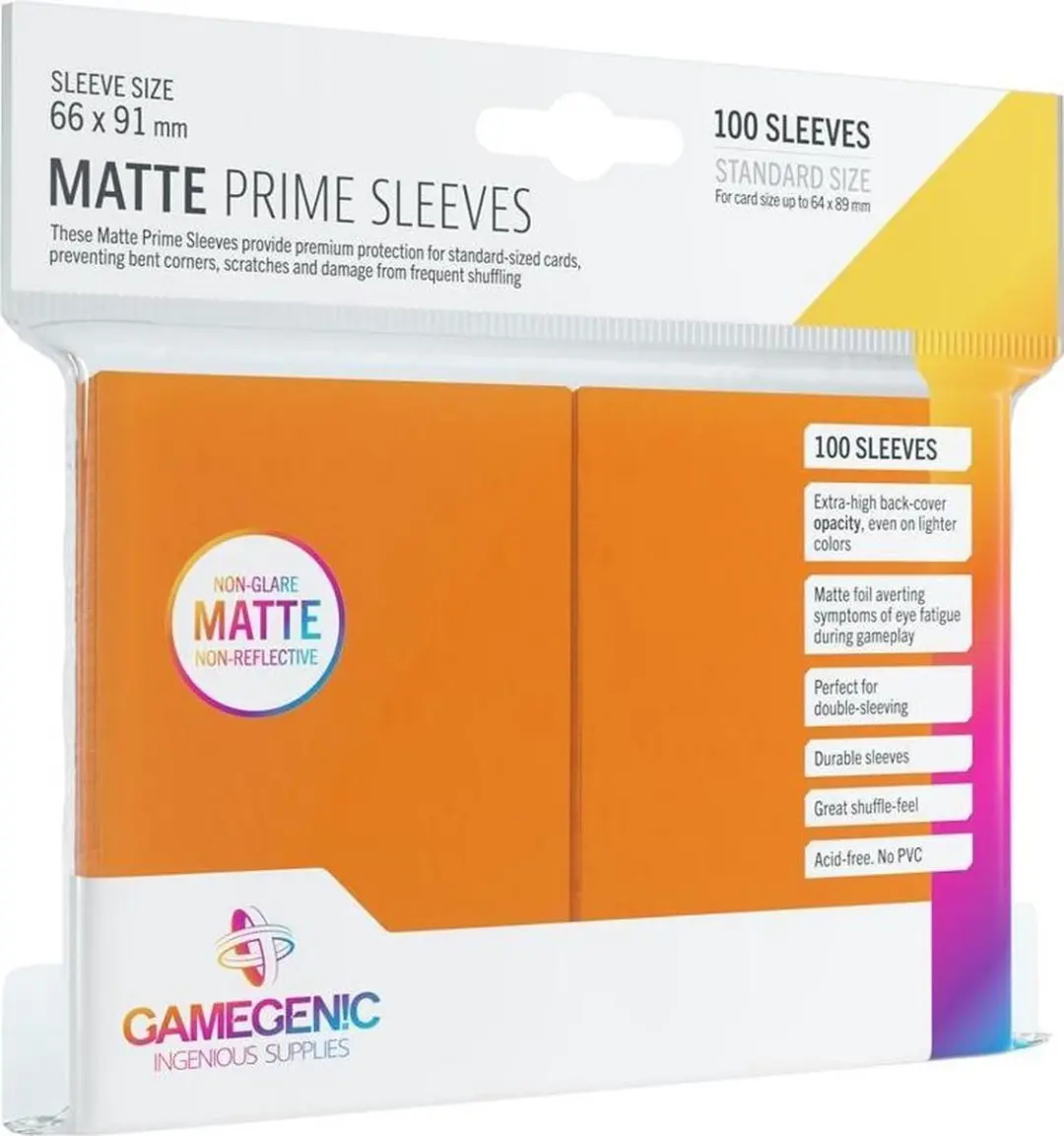 Gamegenic Prime Sleeves 100x