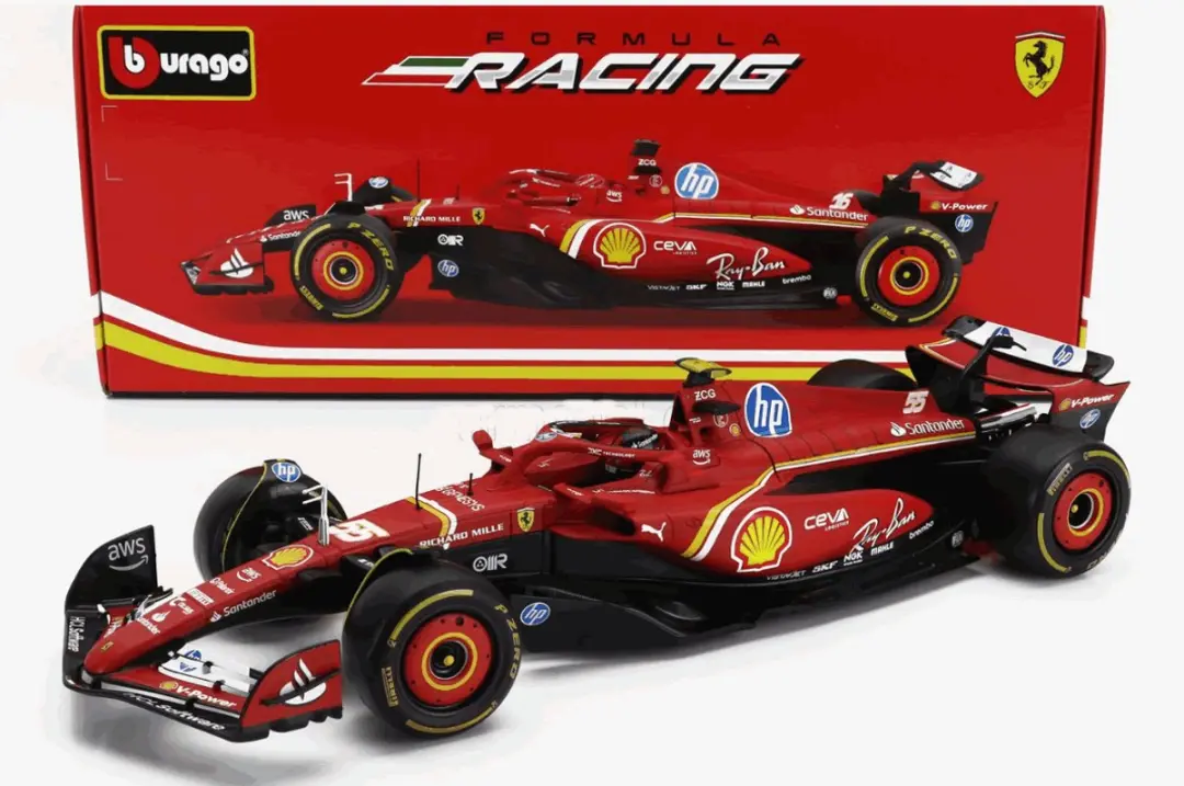Bburago Ferrari F1 SF-24 Carlos Sainz 1:18 Modelauto
