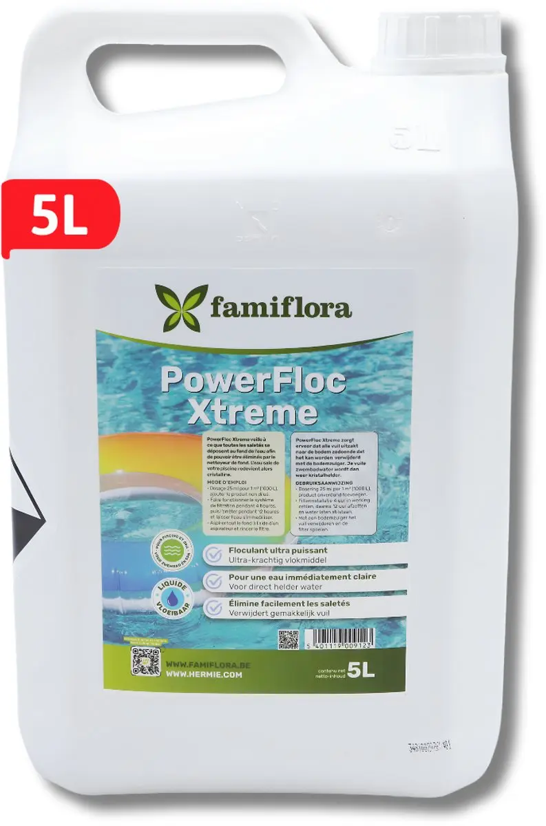 Famiflora PowerFloc Xtreme Vlokmiddel 5L