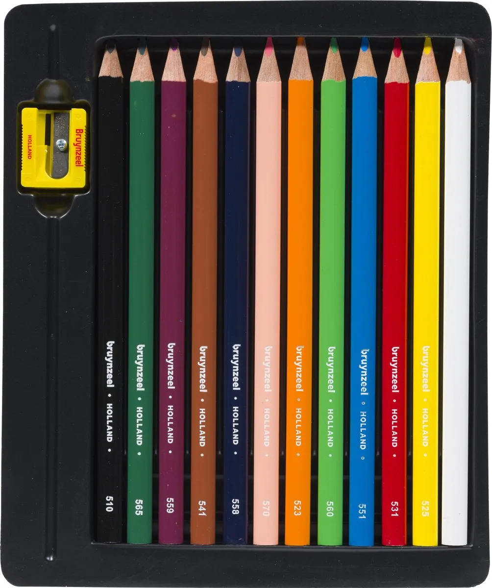 Bruynzeel Kids Triple Kleurpotloden - 12 Stuks - Assorti