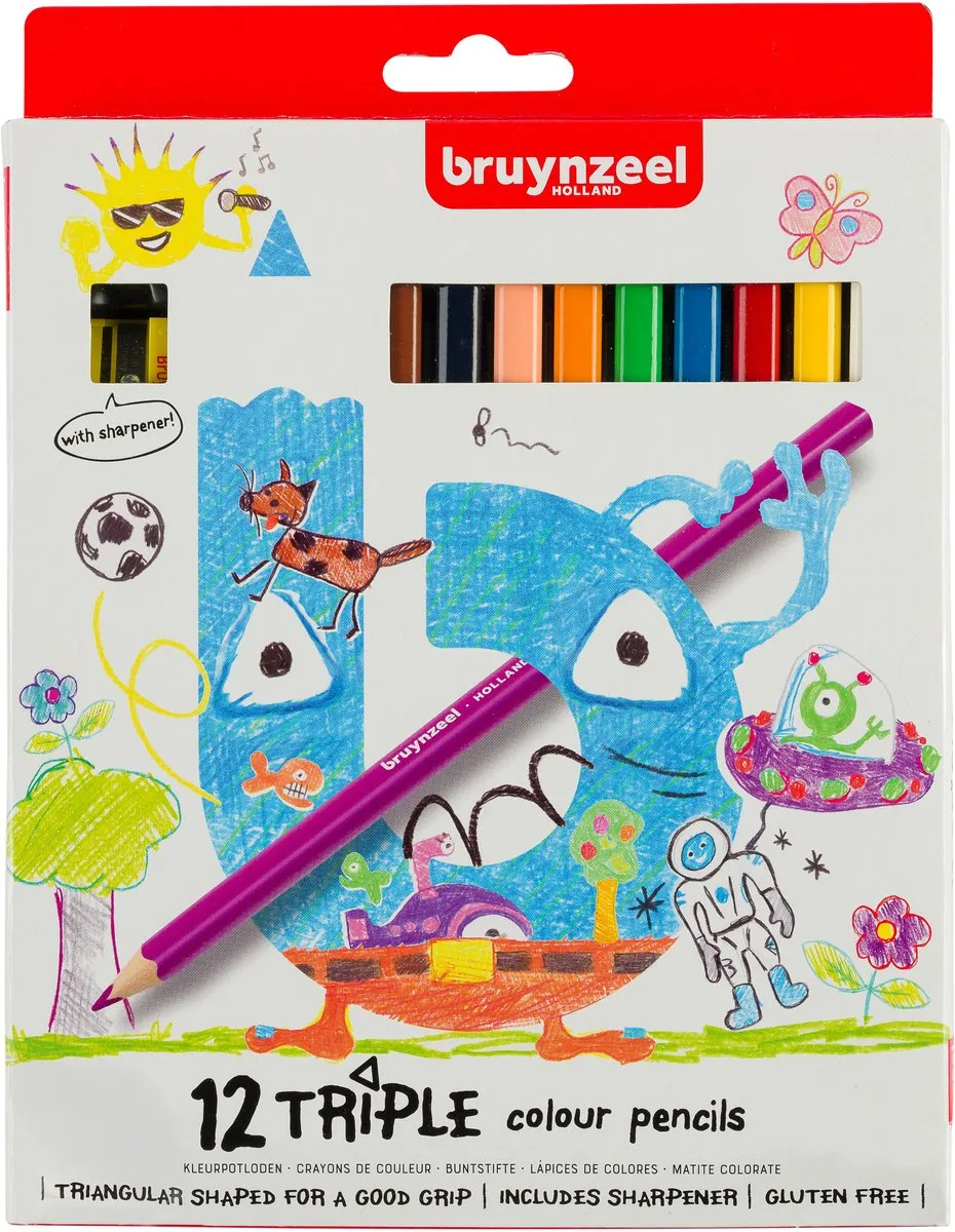 Bruynzeel Kids Triple Kleurpotloden