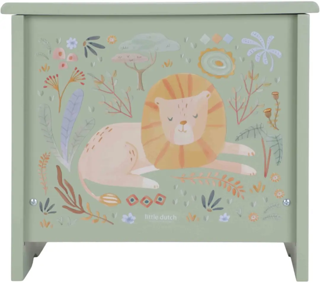 Little Dutch Houten Piano Safari Friends - Groen - afbeelding 6 van 6