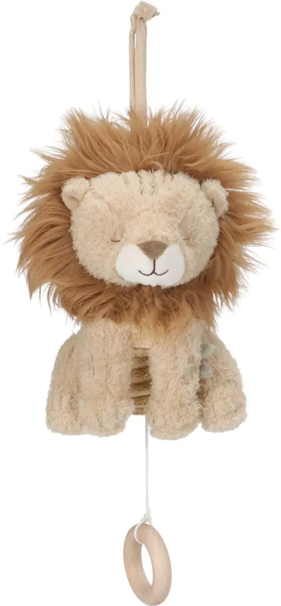 Little Dutch Safari Friends Muziekdoosje Leeuw - Beige - afbeelding 5 van 5