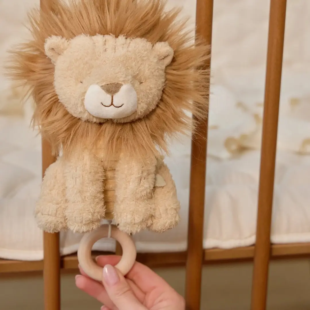 Little Dutch Safari Friends Muziekdoosje Leeuw - Beige - afbeelding 4 van 5