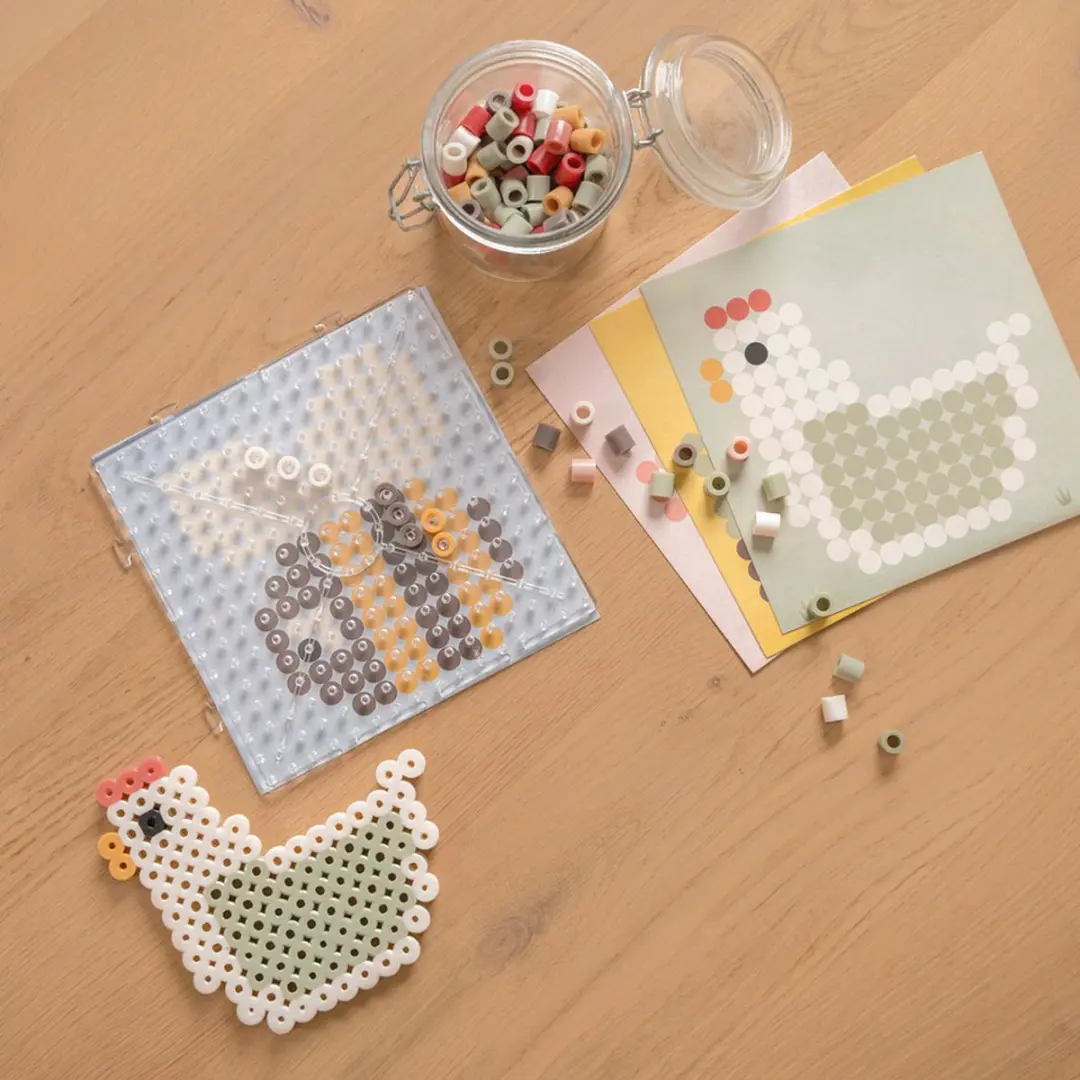 Little Dutch Mega Strijkkralen Little Farm - 808 Stuks - Meerkleurig - afbeelding 2 van 6