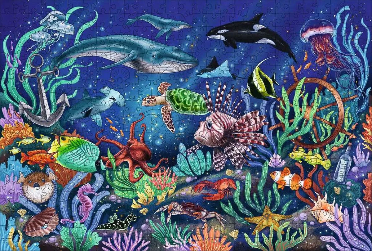 Ravensburger Houten Legpuzzel 500 Stuks Dieren - Multicolor