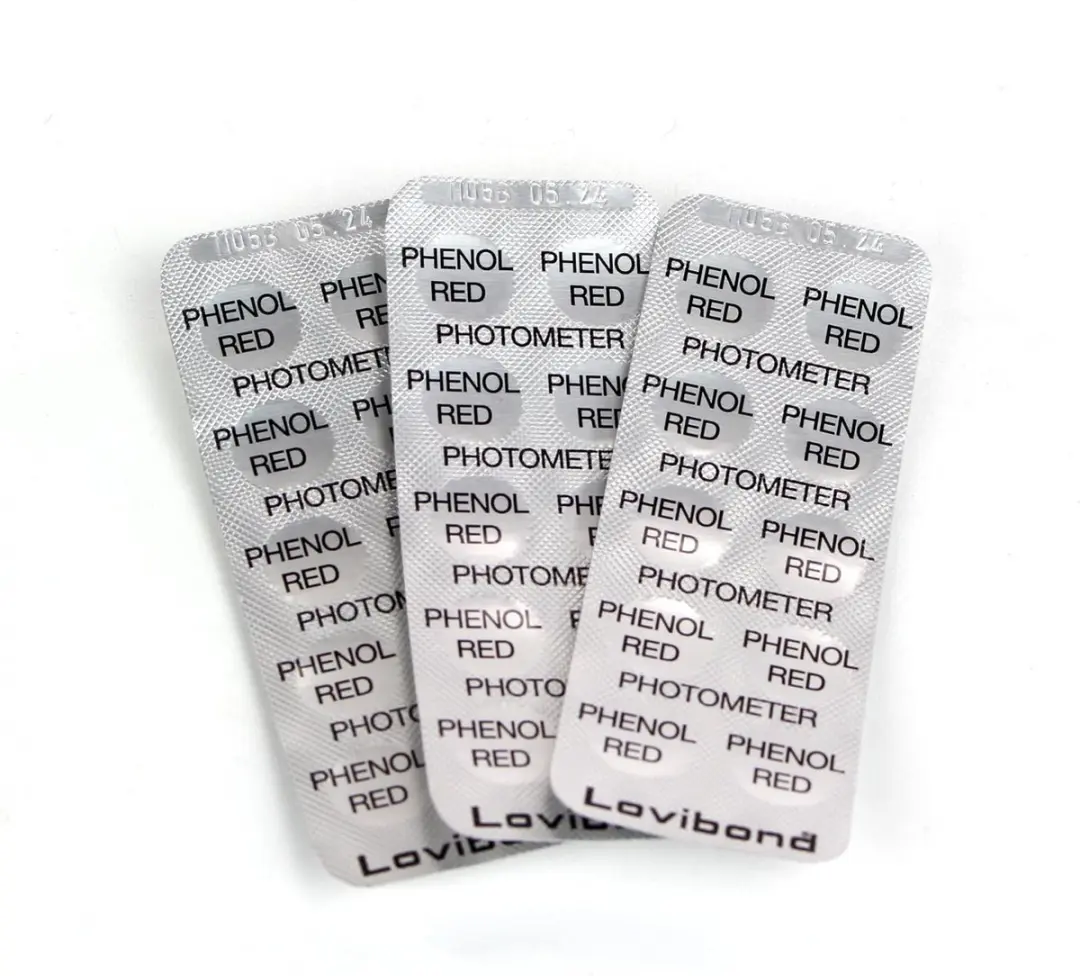 W'eau Phenol Red pH TIN-470-0009 Tabletten
