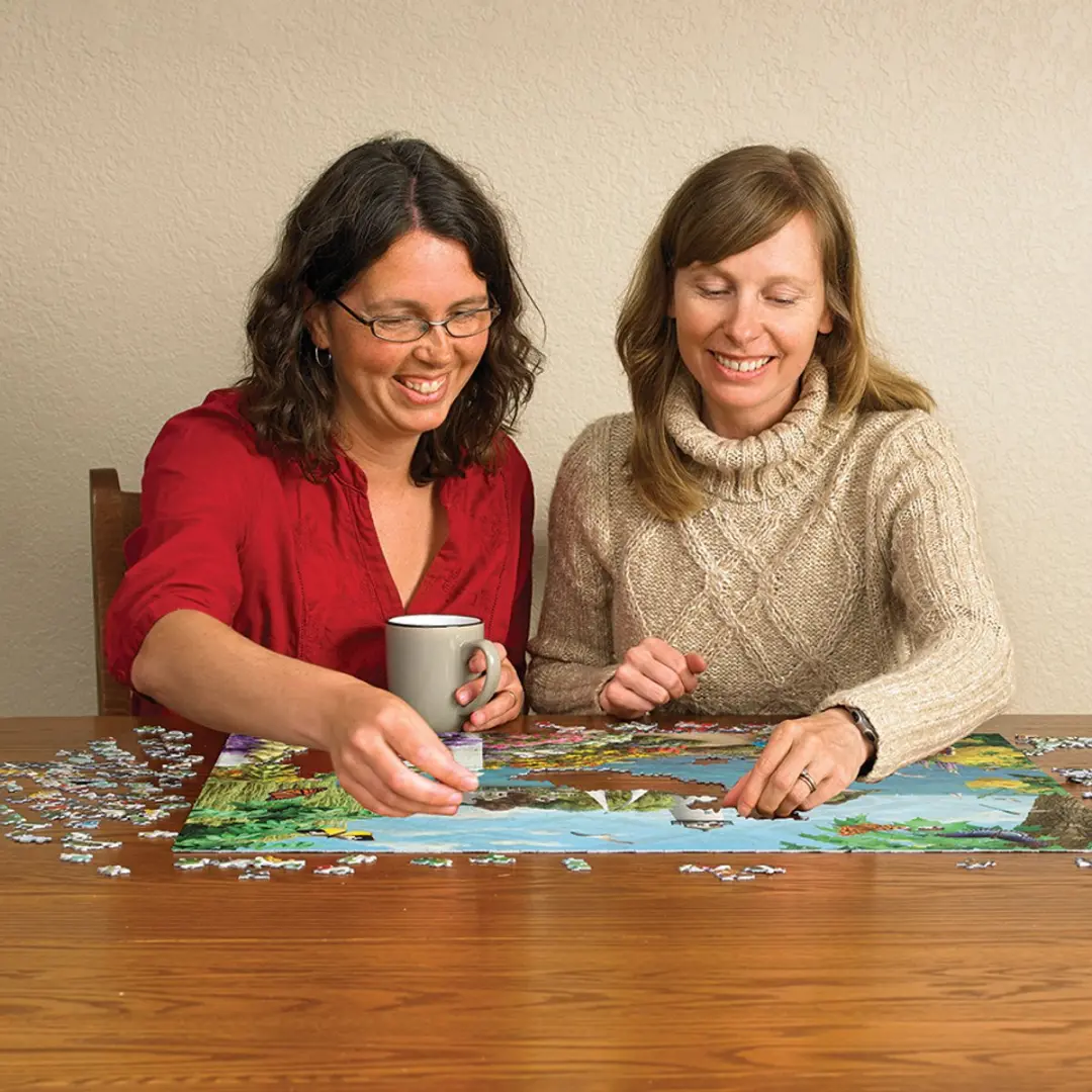 Cobble Hill Boot en Zeezicht Puzzel 500 Stukken - Meerkleurig - afbeelding 4 van 6