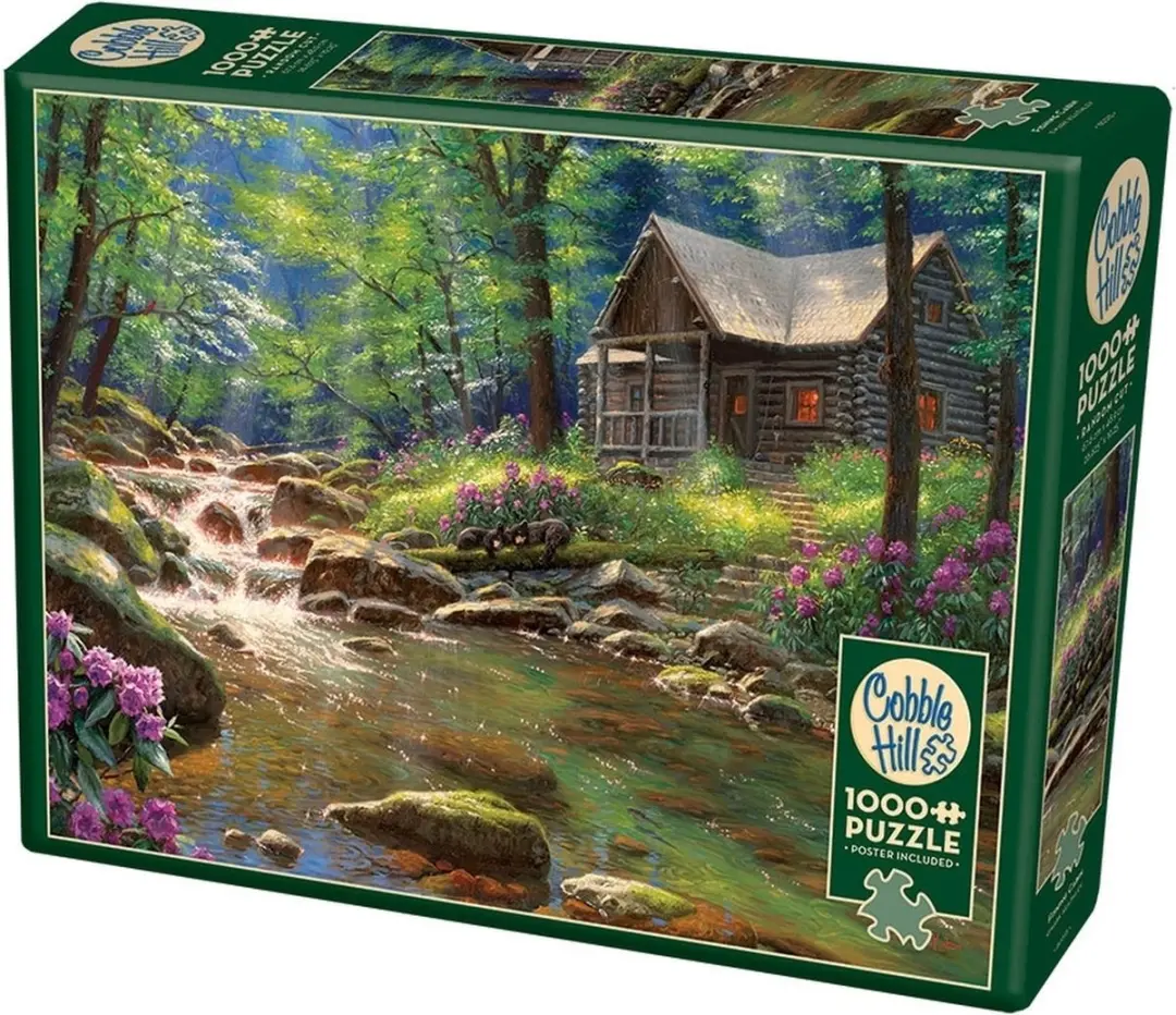 Cobble Hill Fishing Cabin Legpuzzel 1000 Stuks - Multicolor